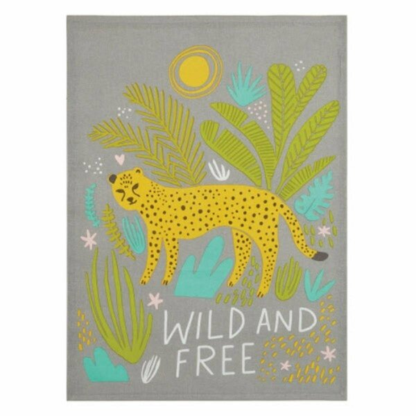 Tarifa 18 x 25 in. Wild & Free Kitchen Towel, 2PK TA3686226